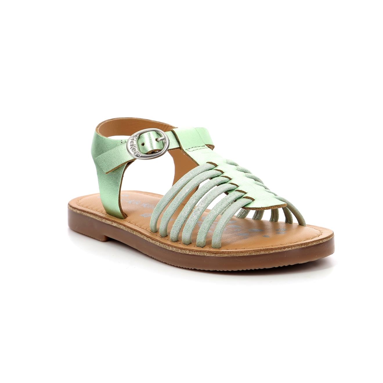 Kickers - Sandales Enfant Premslim Vert Clair