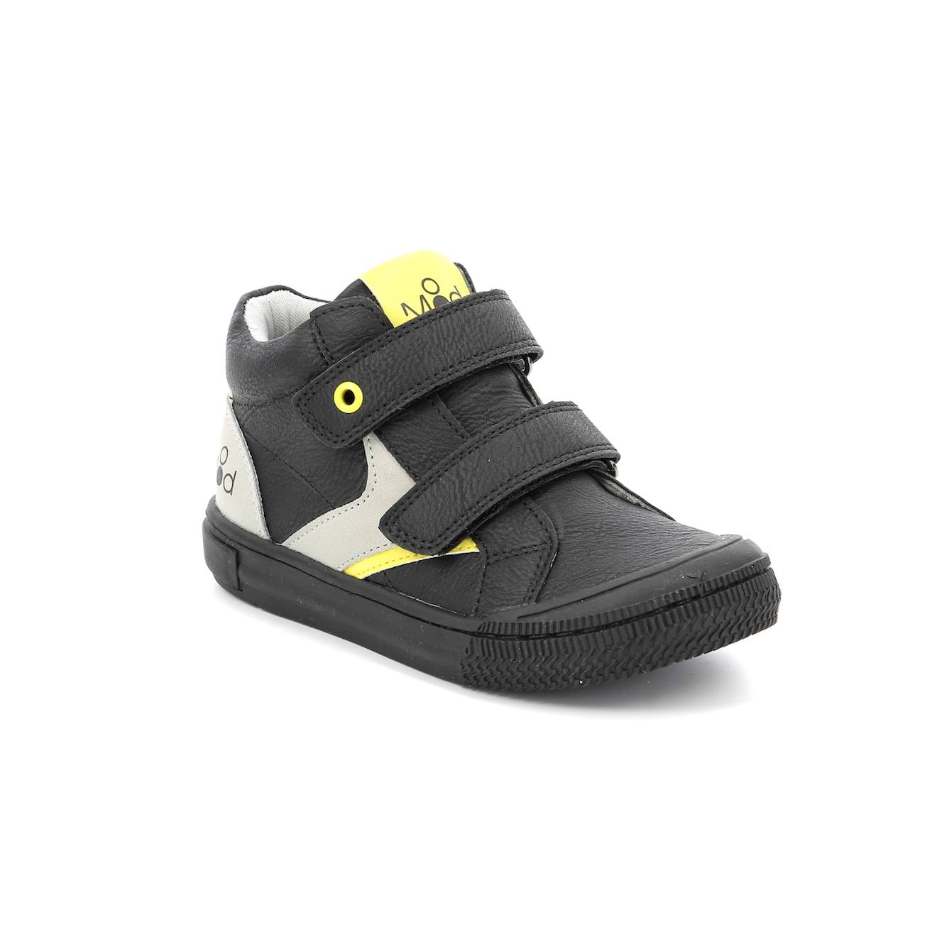 Sneakers Hautes Bébé Tifun Noir Jaune