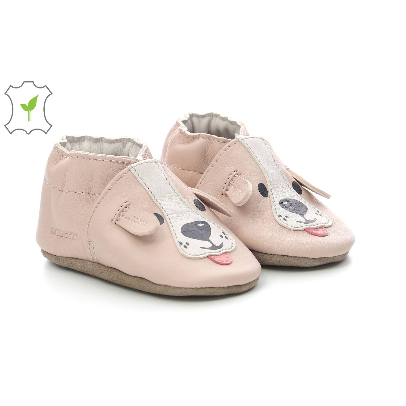 Chaussons Bébé Sweety Dog Rose Clair