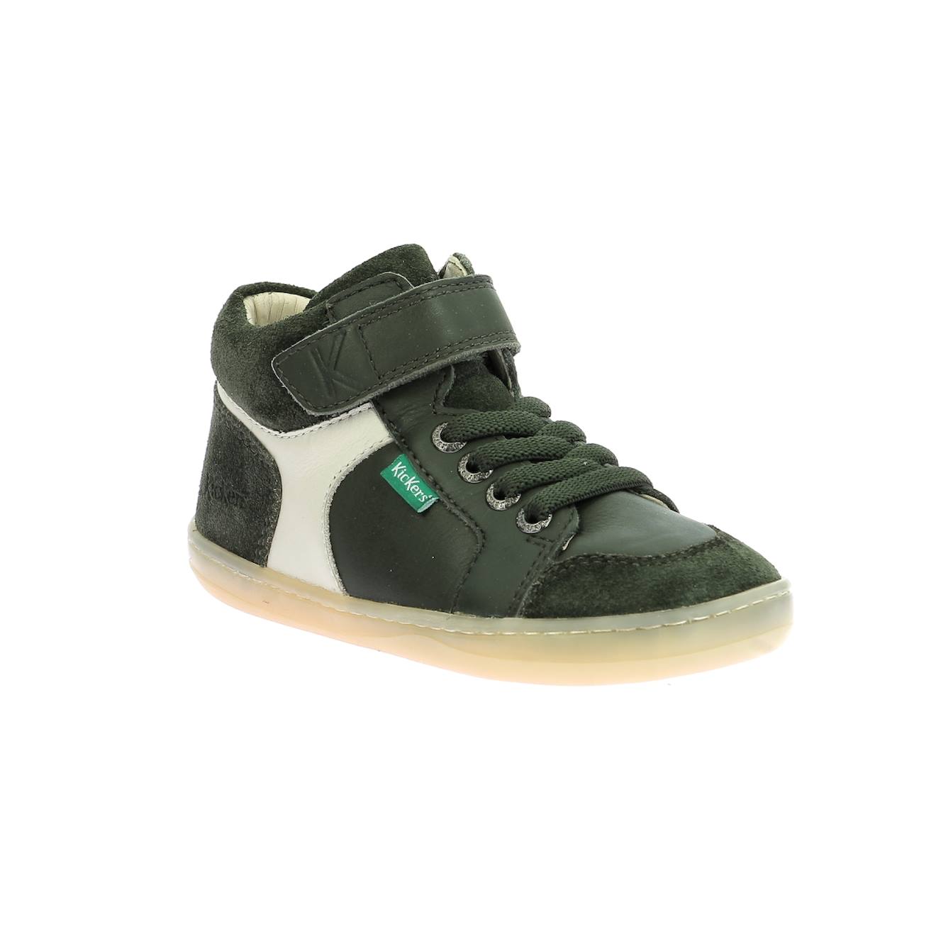 Sneakers Hautes Enfant Kickbaryl Kaki