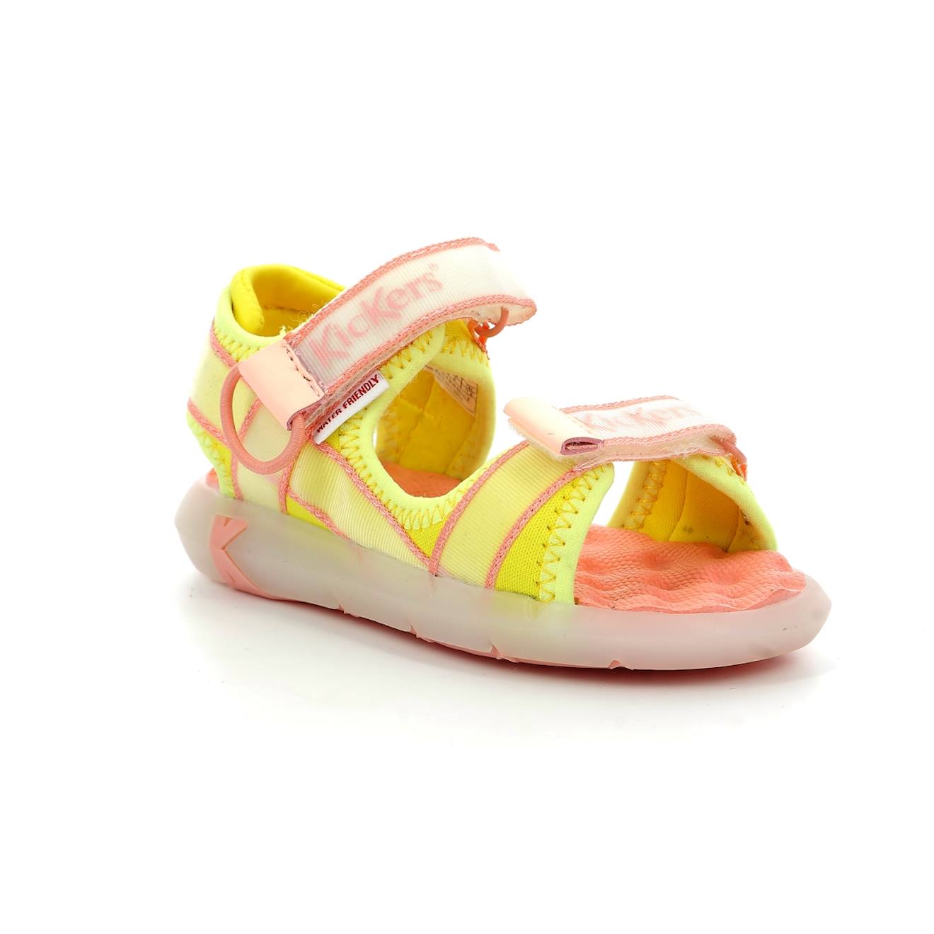 Sandales Enfant Kickjune Rose Jaune