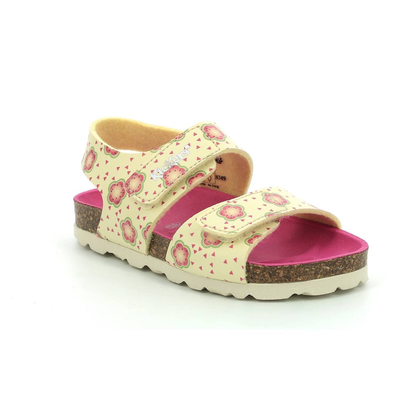 Kickers - Sandales Enfant Summerkro Jaune Flower