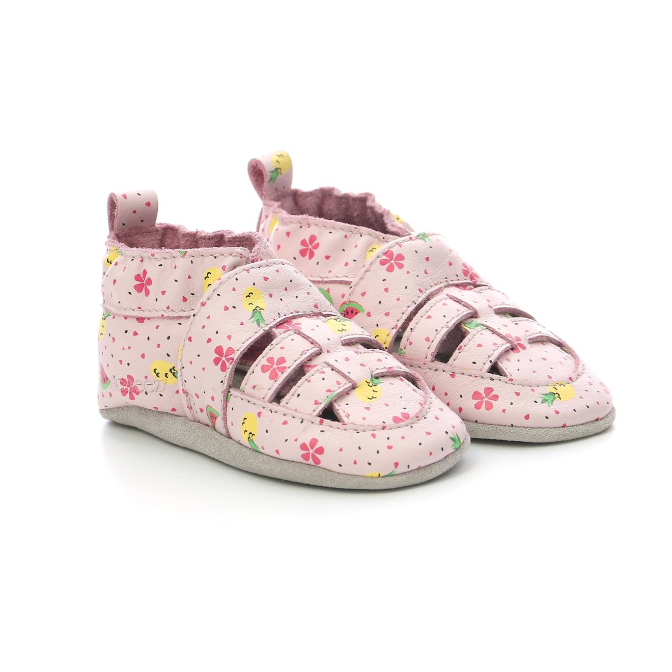 Salomés Bébé Sandiz Rose Clair Fruits