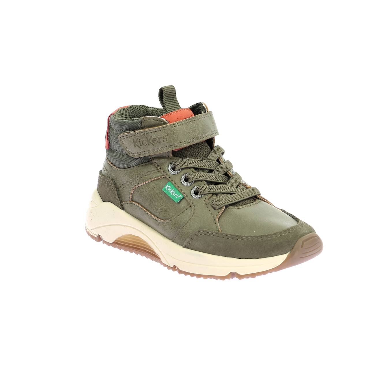 Sneakers Basses Enfant Runrun High Kaki