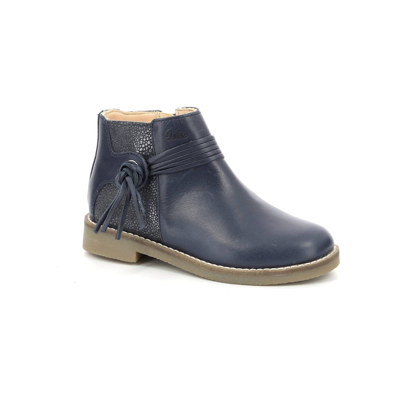 Boots Enfant Wizia Marine Metalise