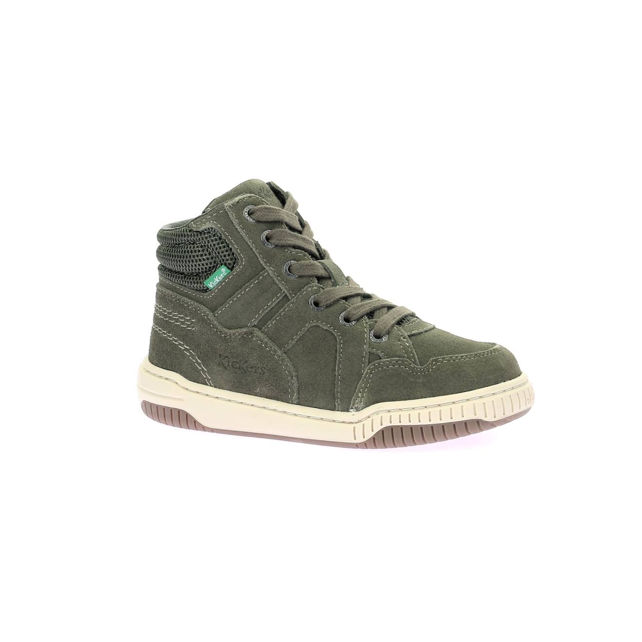 Sneakers Hautes Enfant Kick90 Kaki
