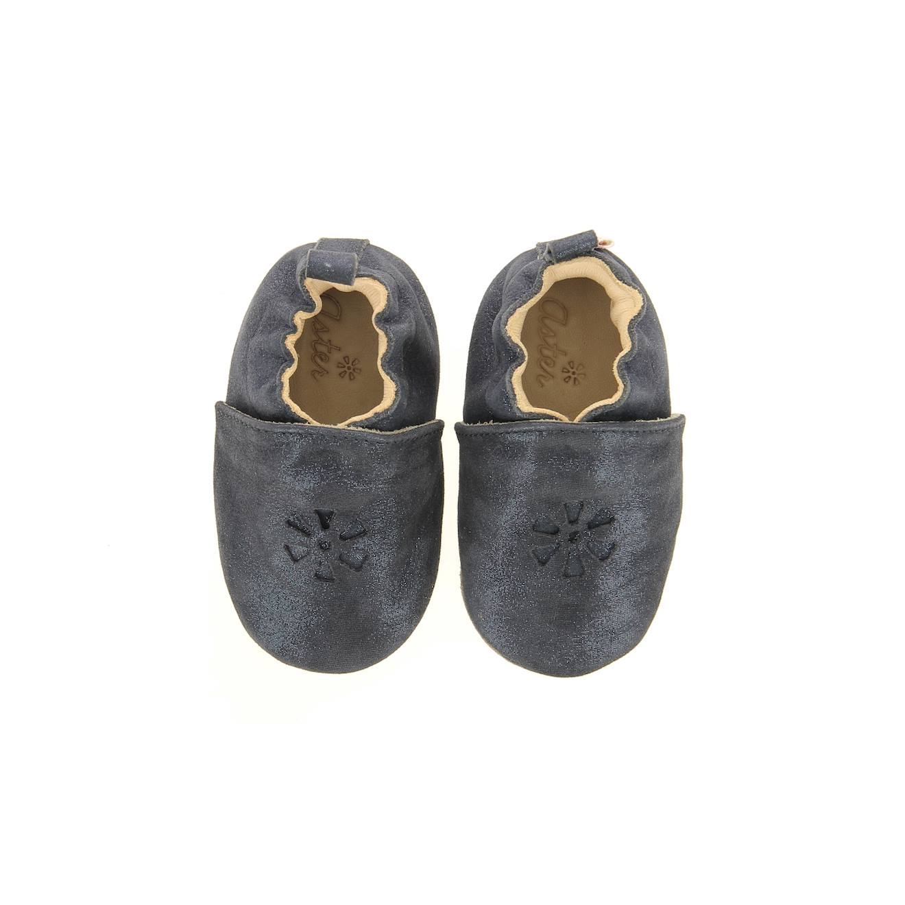Chaussons Bébé Lazeez Marine Glitter