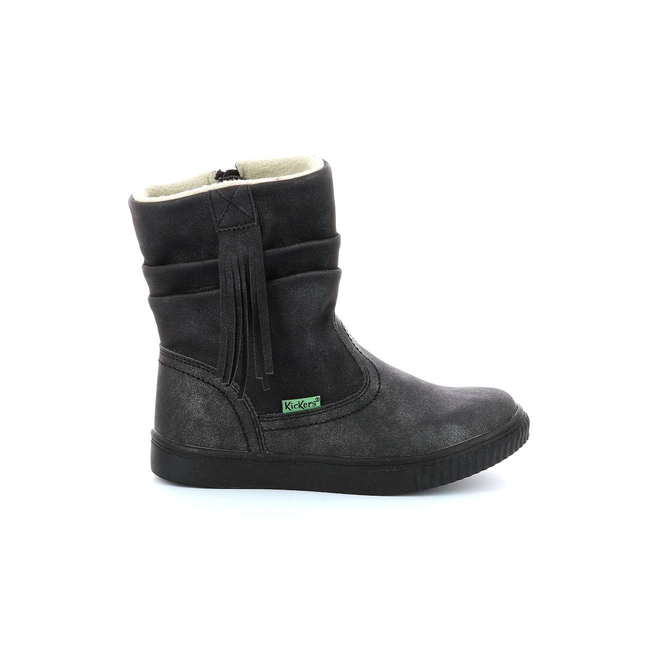 Boots Enfant Rumby Noir Brillant