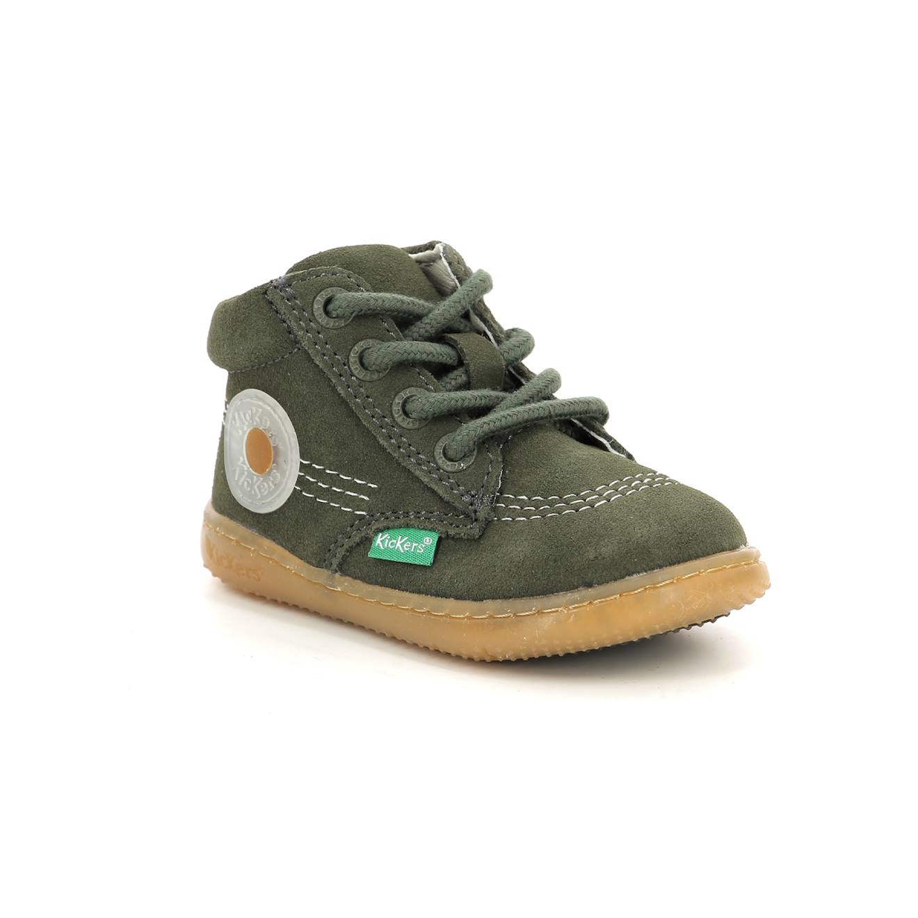 Kickers - Bottillons Bébé Kickbubbly Kaki