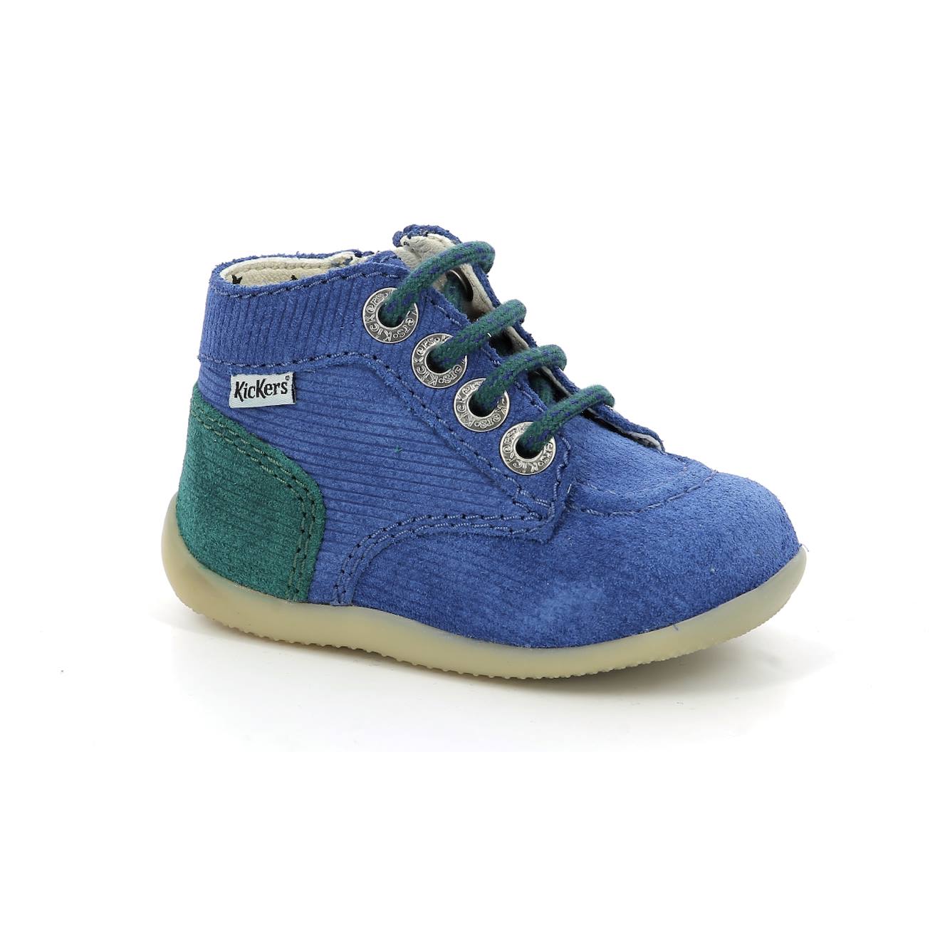 Kickers - Bottillons Bébé Bonzip-2 X Bont Bleu Vert