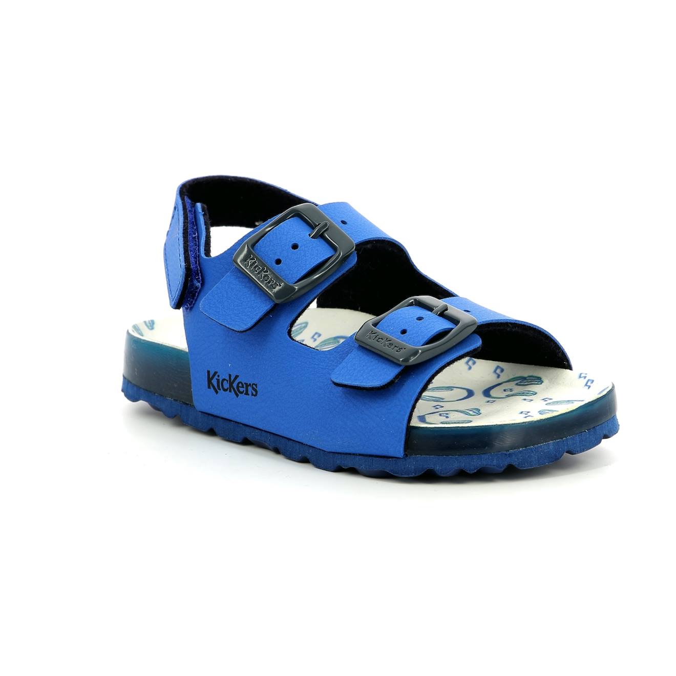 Kickers - Mules À Scratch Bleu Marine