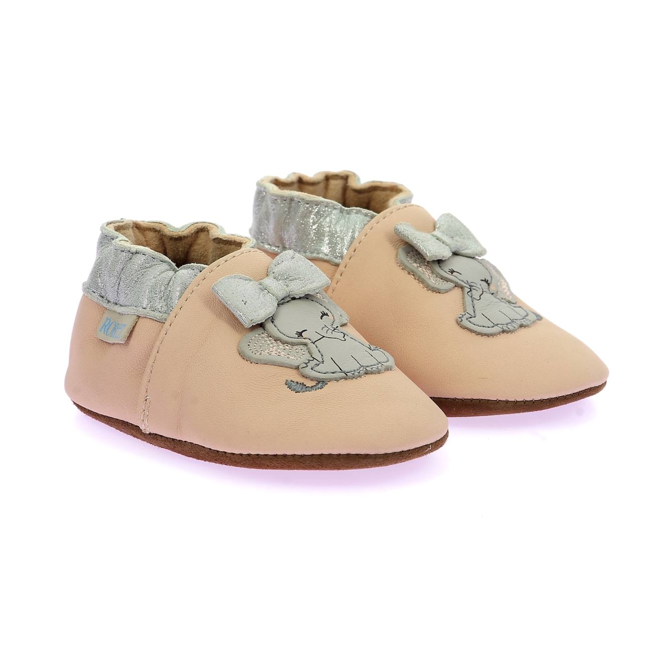 Chaussons Bébé Graphic Lady Rose Clair