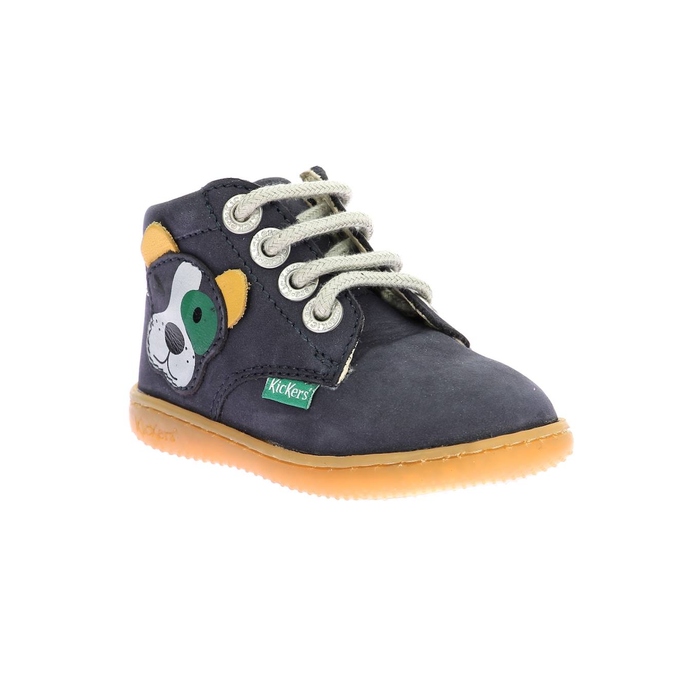 Kickers - Bottillons Bébé Kickbillista Marine Chien