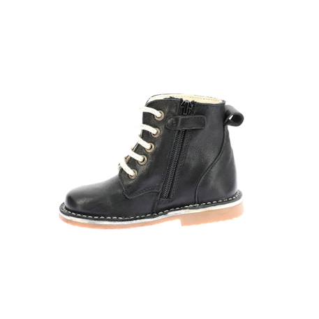 Bottillons enfant abotine Camel+Noir+Noir vernis 8 - vertbaudet enfant 