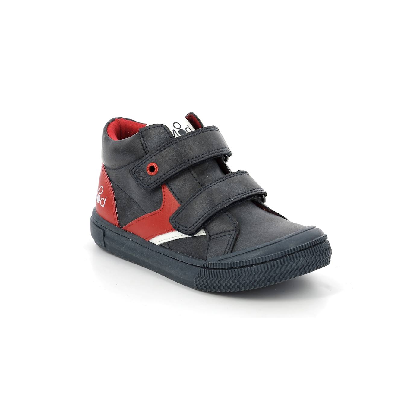Sneakers Hautes Bébé Tifun Rouge/gris