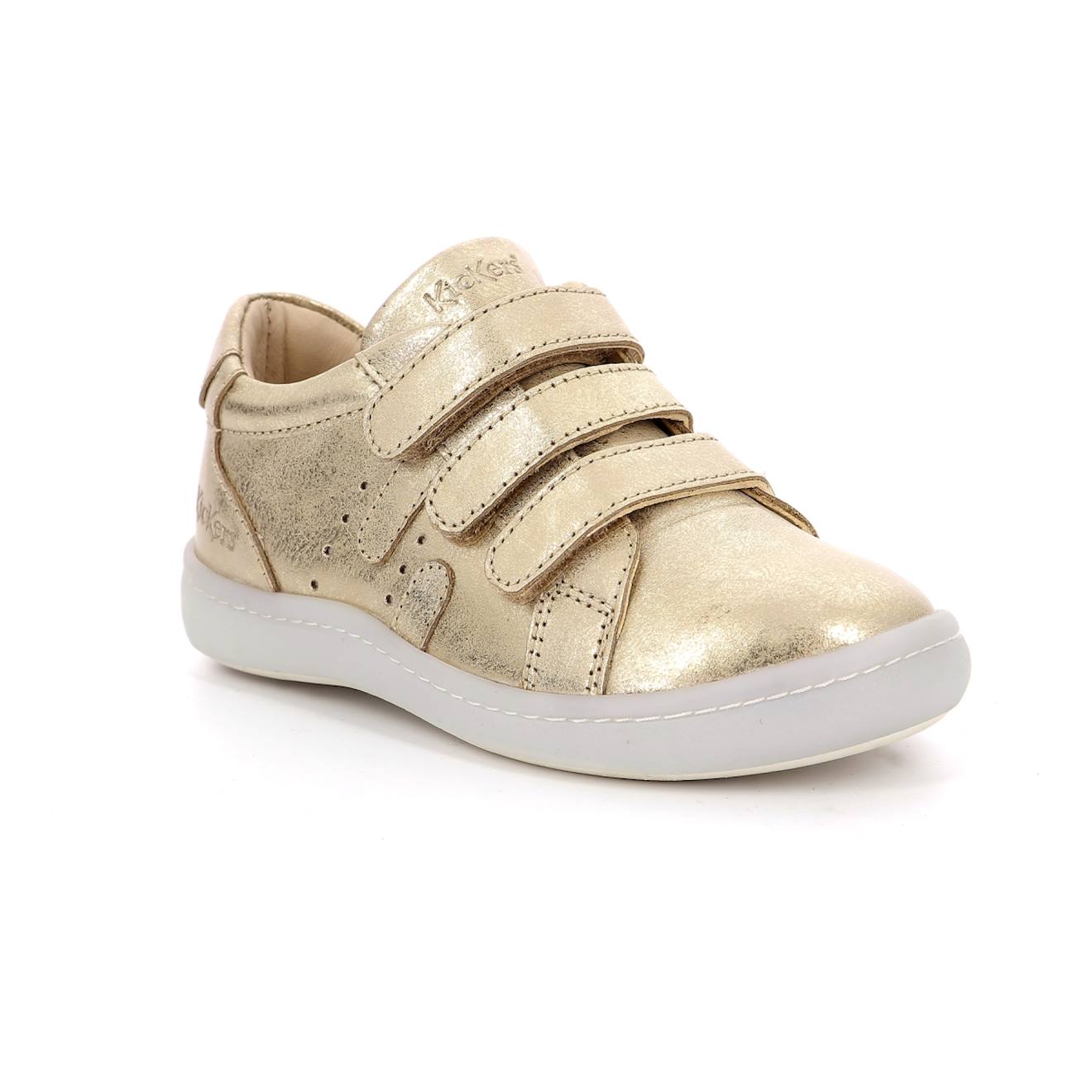Kickers - Sneakers Basses Enfant Kickpomkro Beige