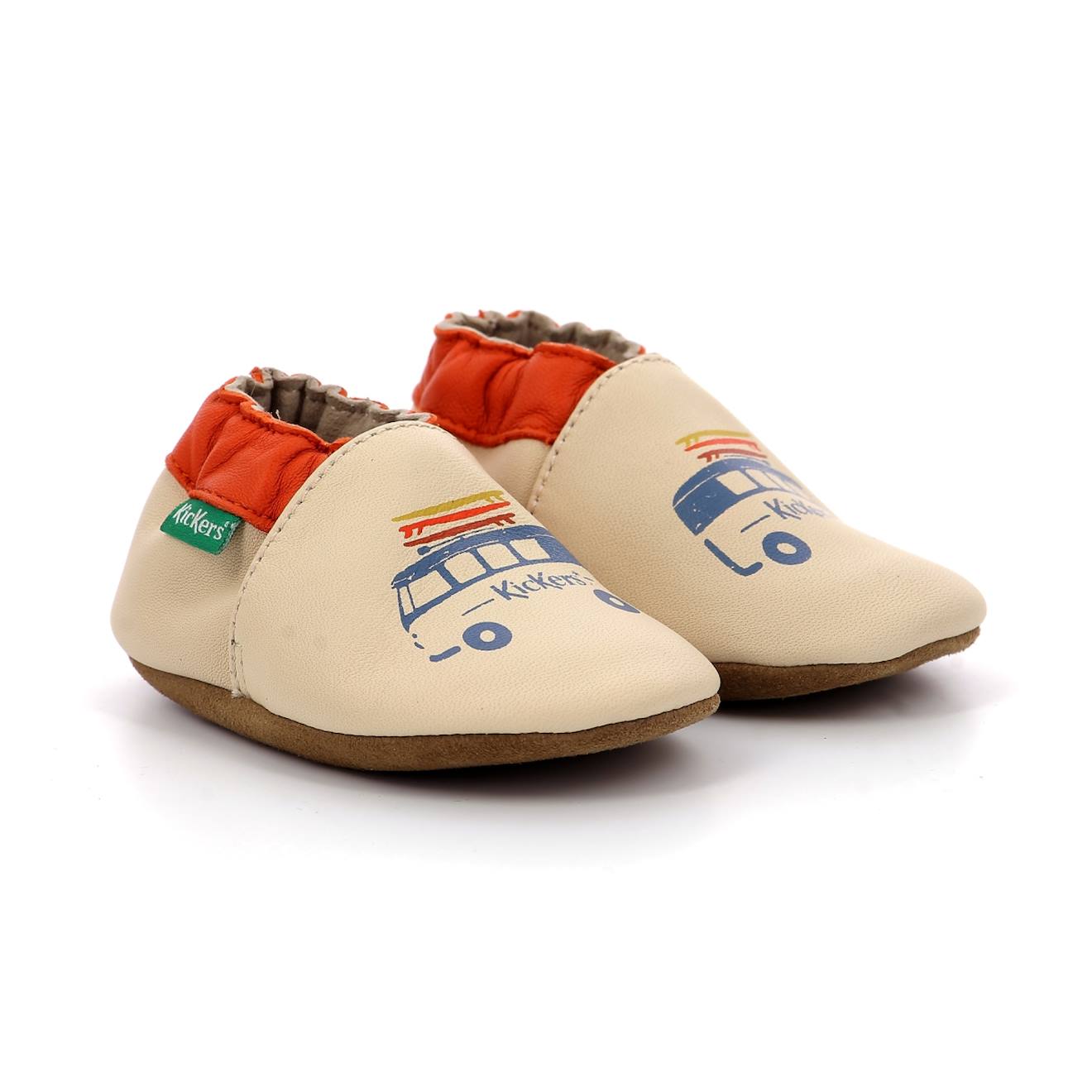 Kickers - Chaussons Enfant Kickbaby Van Beige