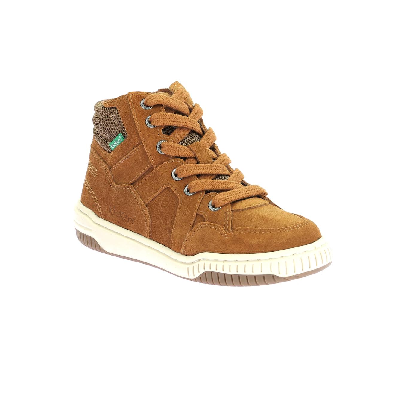 Sneakers Hautes Enfant Kick90 Camel