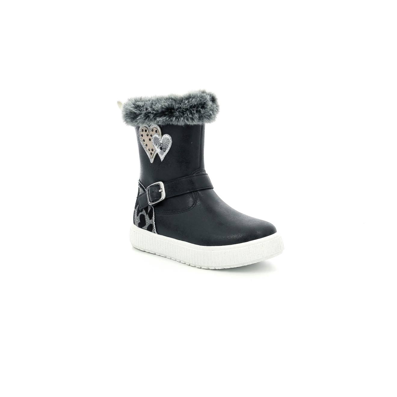 Boots Enfant Modizia Noir Leopard