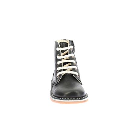 Bottillons enfant abotine Camel+Noir+Noir vernis 10 - vertbaudet enfant 