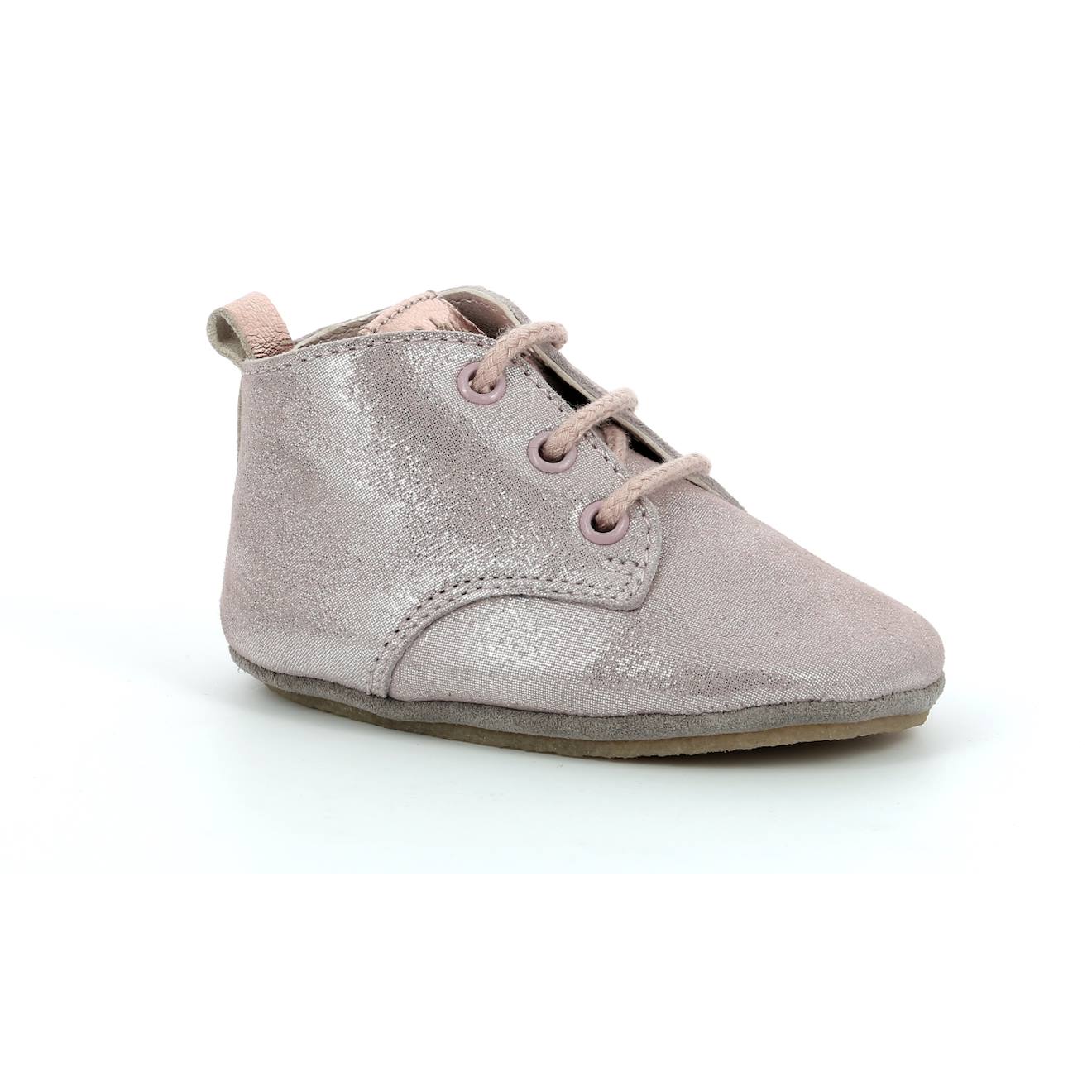 Chaussons Bébé Layas Rose Clair Metal