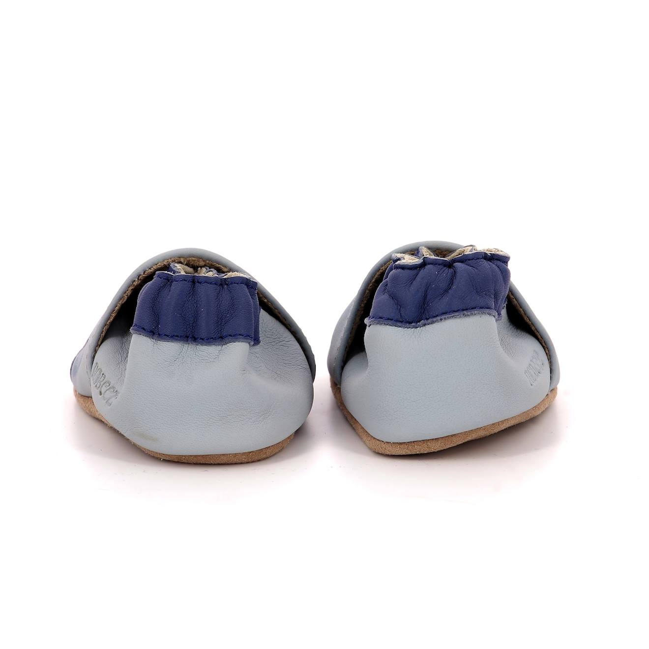 Chaussons Bébé Garçon Robeez - Octopus Design - Cuir Souple - Semelle Anti-Dérapante