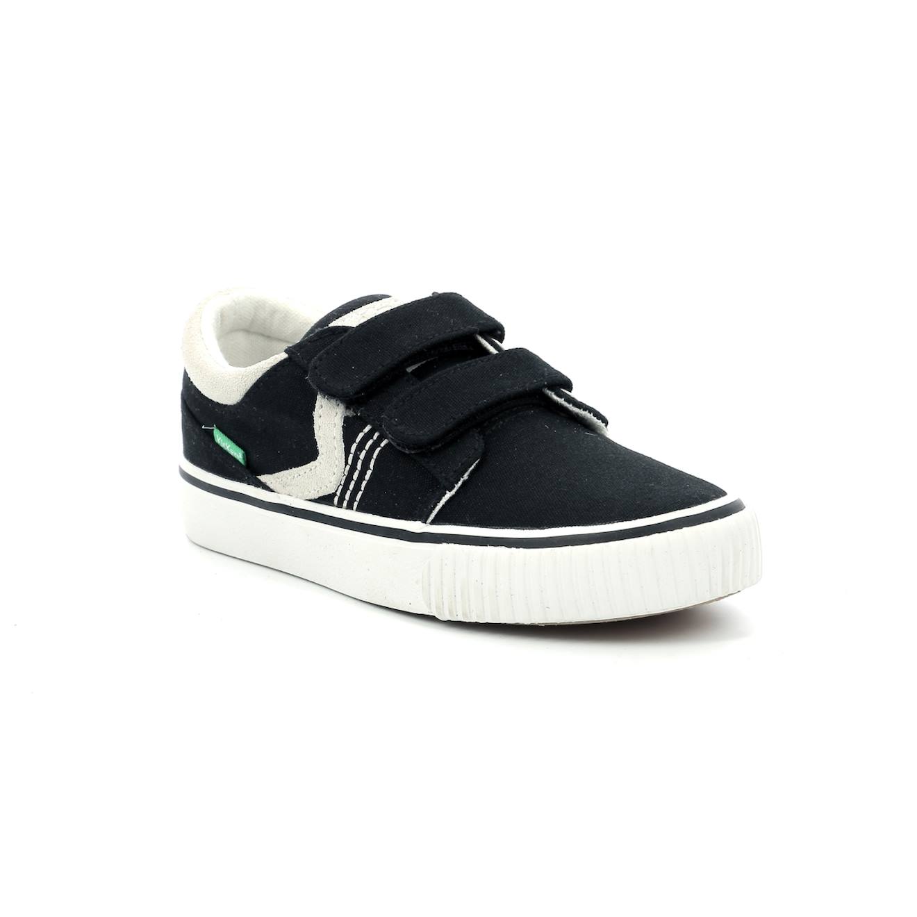 Sneakers Basses Enfant Kickslido Noir Blanc