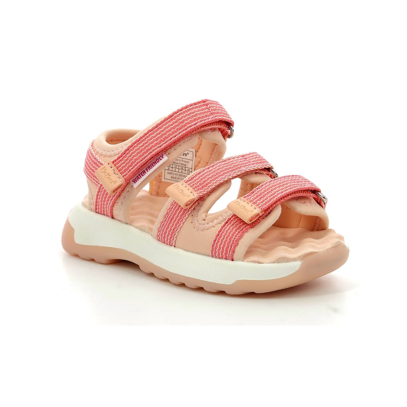 Kickers - Sandales Enfant Kikco Rose Corail