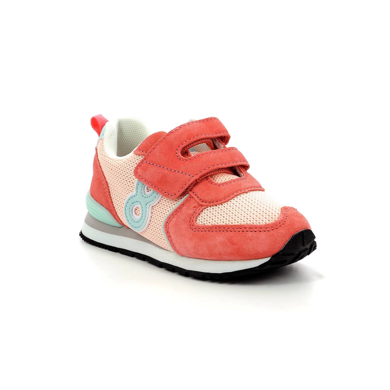 Sneakers Basses Enfant Snookies Rose Corail