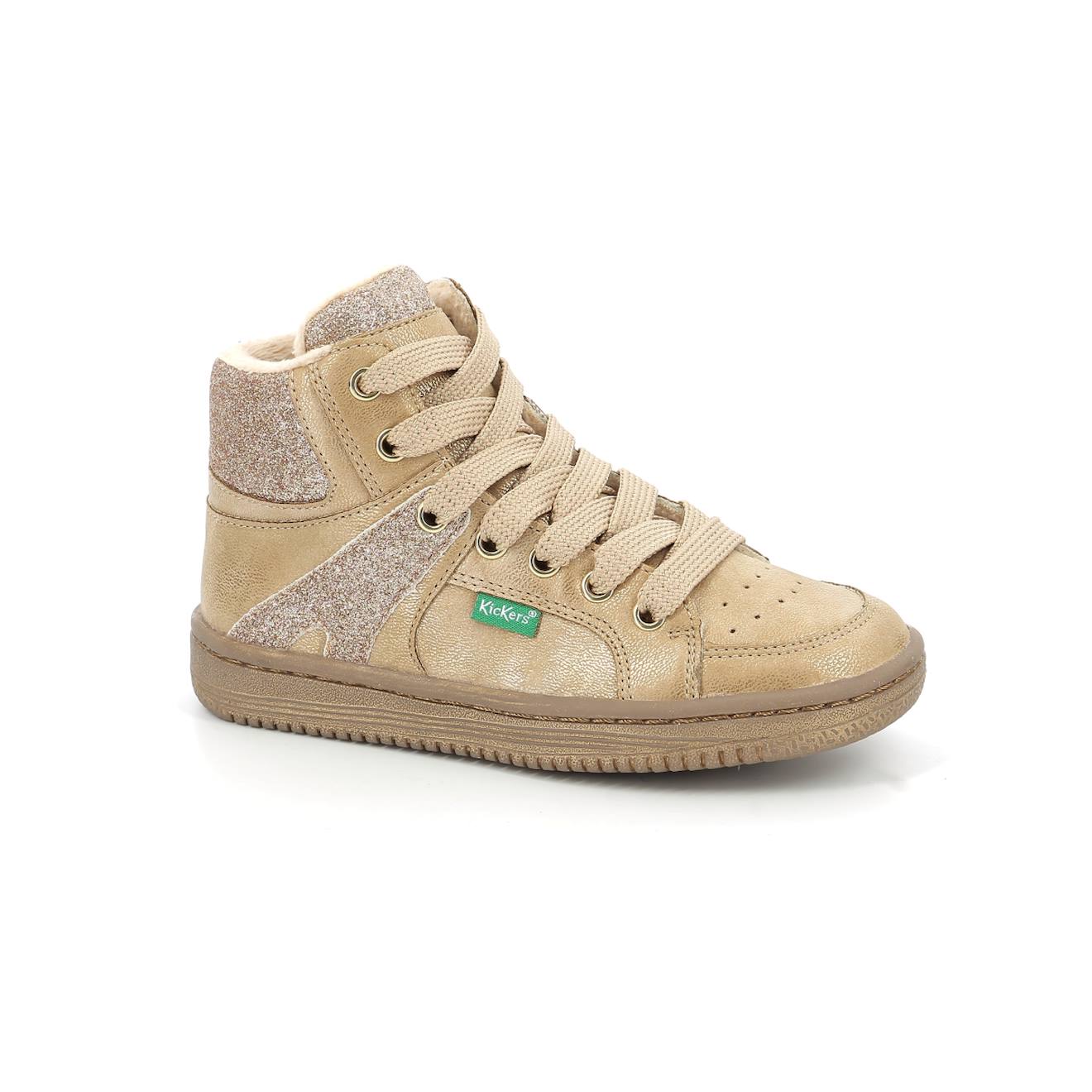 Sneakers Hautes Enfant Lowell Beige