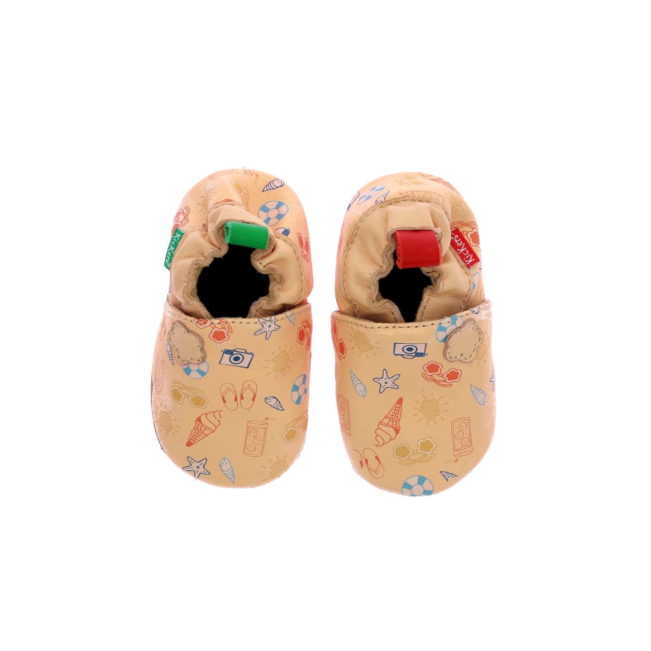 Kickers - Chaussons Bébé Kickbaby Beige Vacances