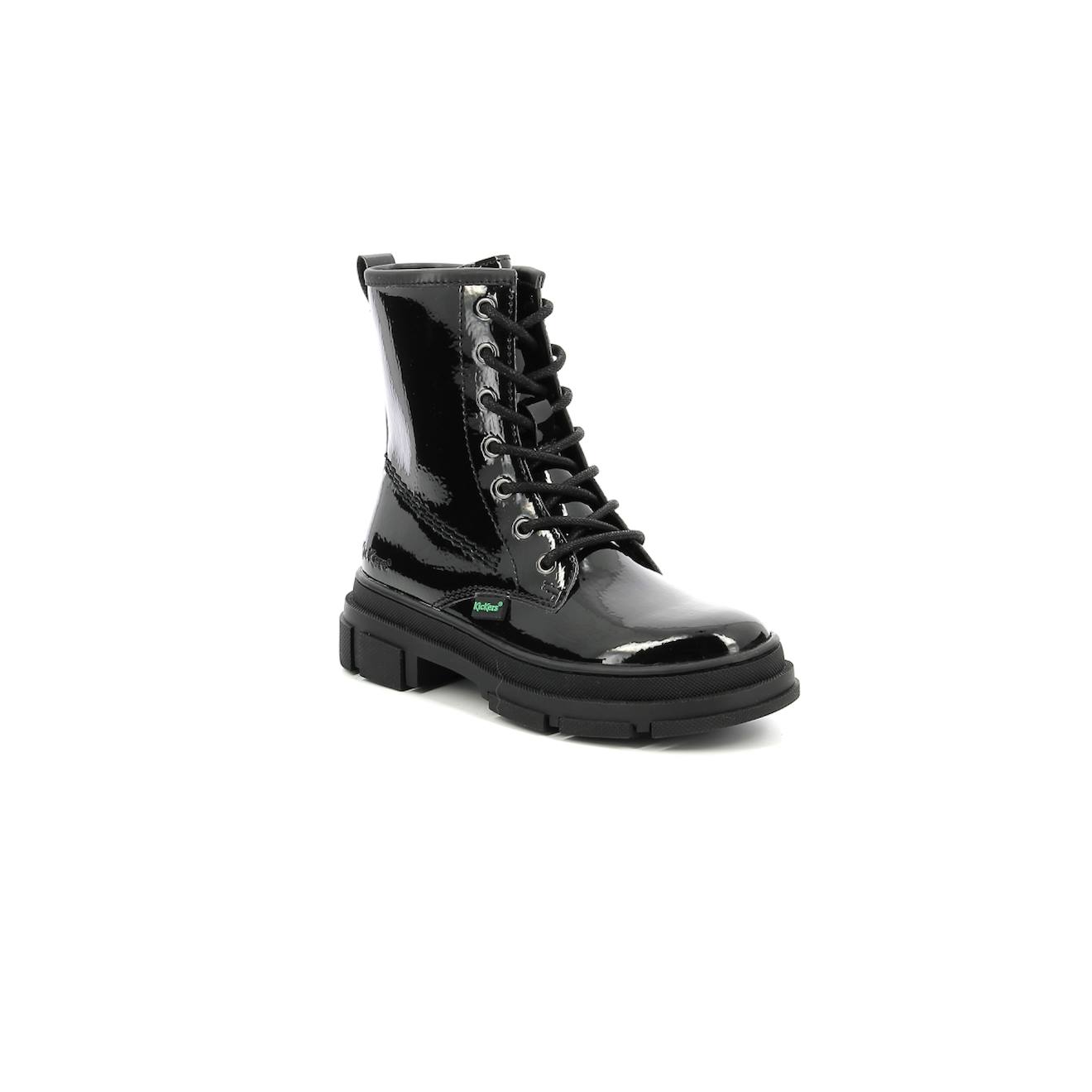 Bottillons Enfant Kick Goji Noir Vernis