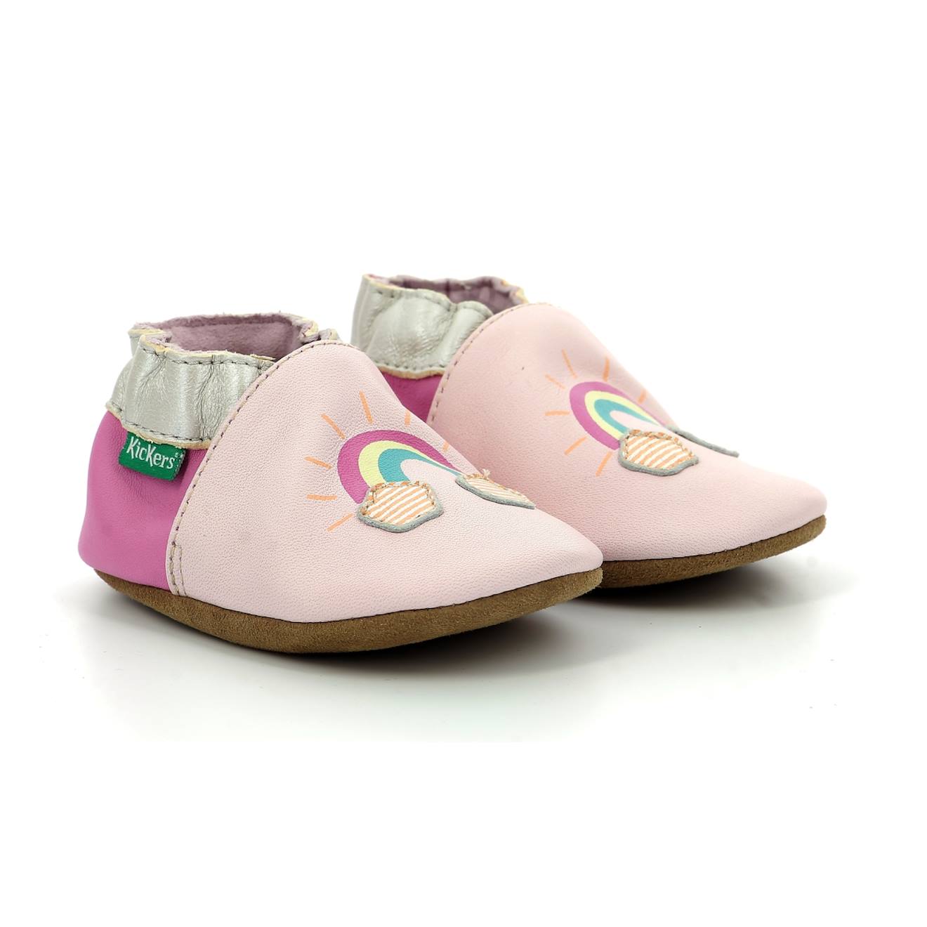 Kickers - Chaussons Kickbaby Rainbo Rose