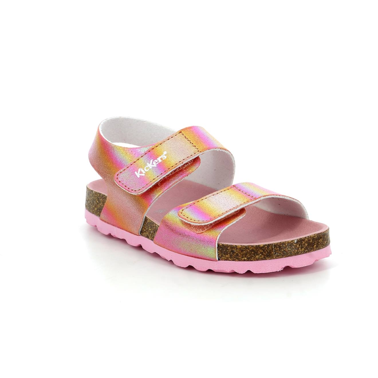 Kickers - Sandales Enfant Summerkro Rose Rainbow