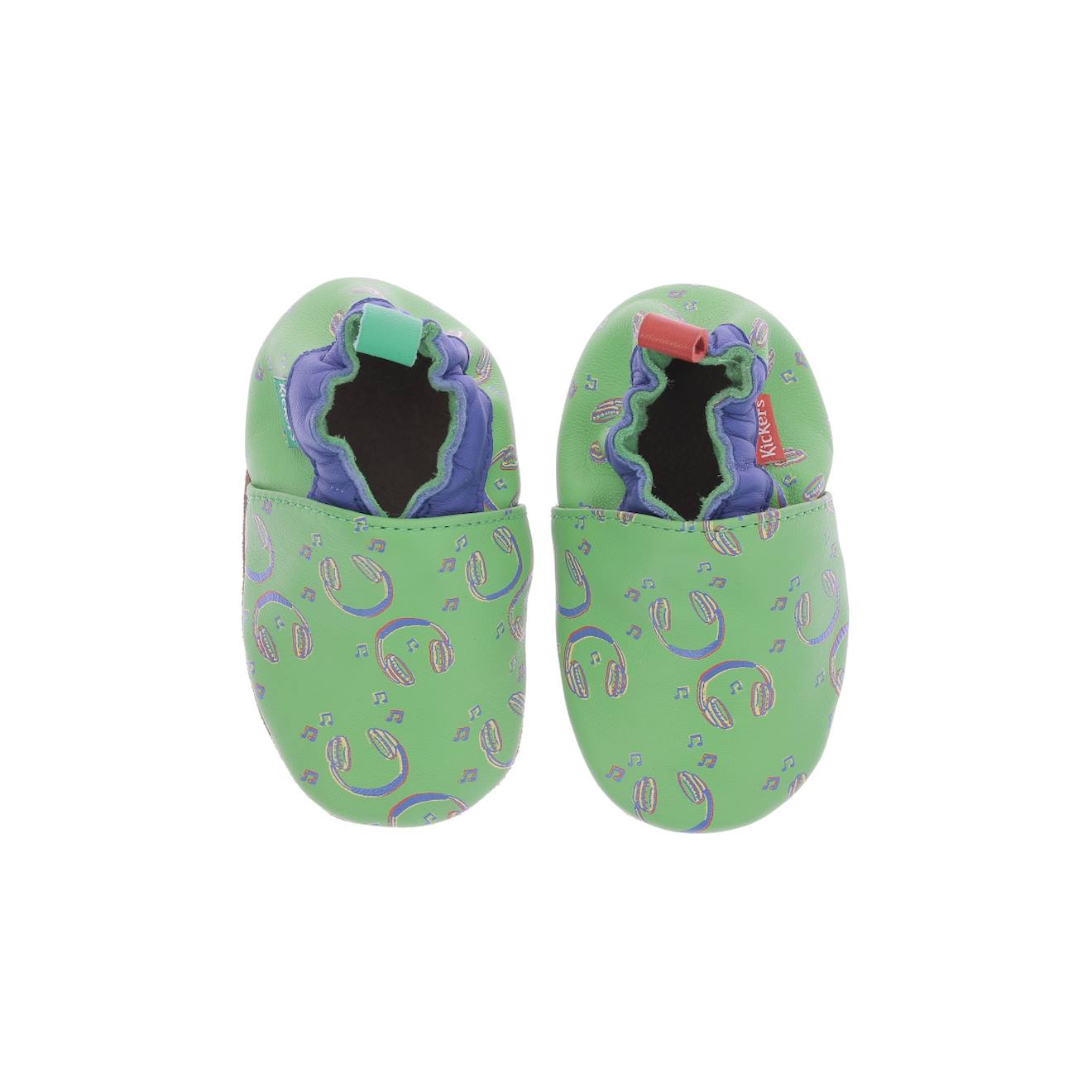 Chaussons Bébé Kickbaby Music Vert