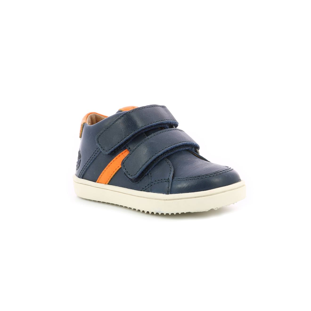 Sneakers Hautes Bébé Woukro Marine Orange