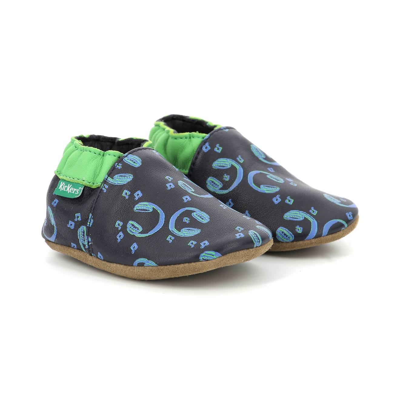 Kickers - Chaussons Bébé Kickbaby Music Marine