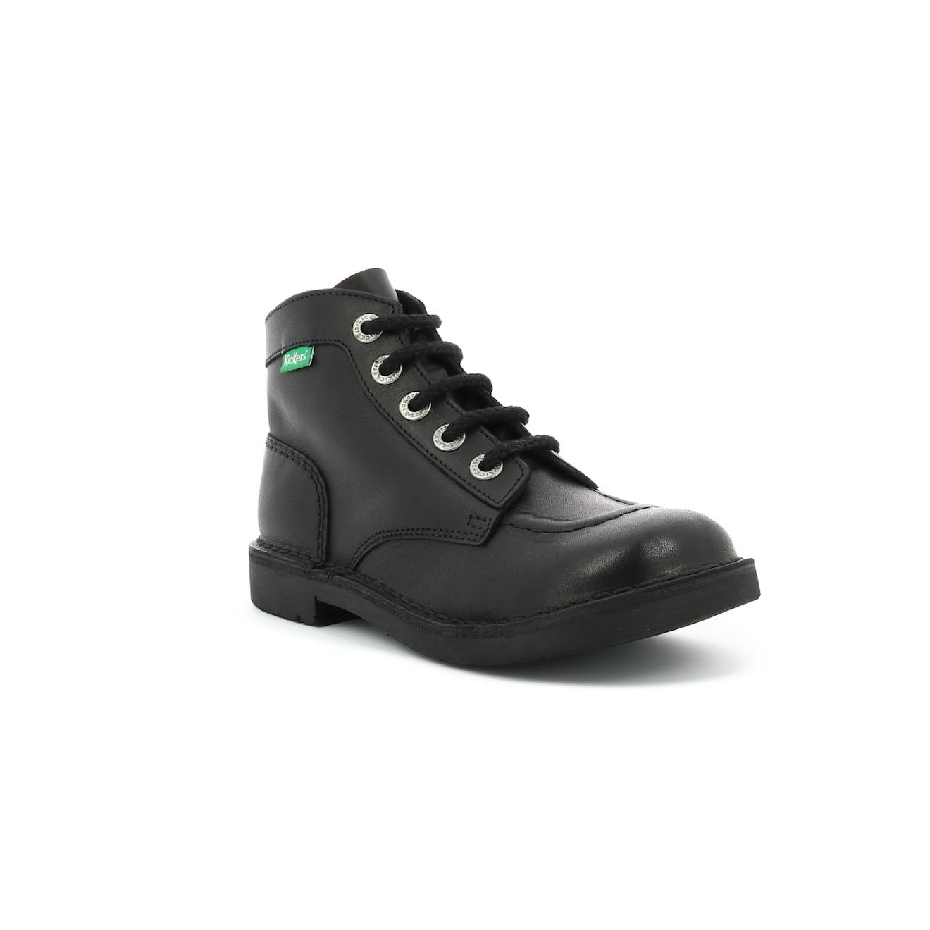 Bottillons Enfant Kick Col Noir Piqure Noire