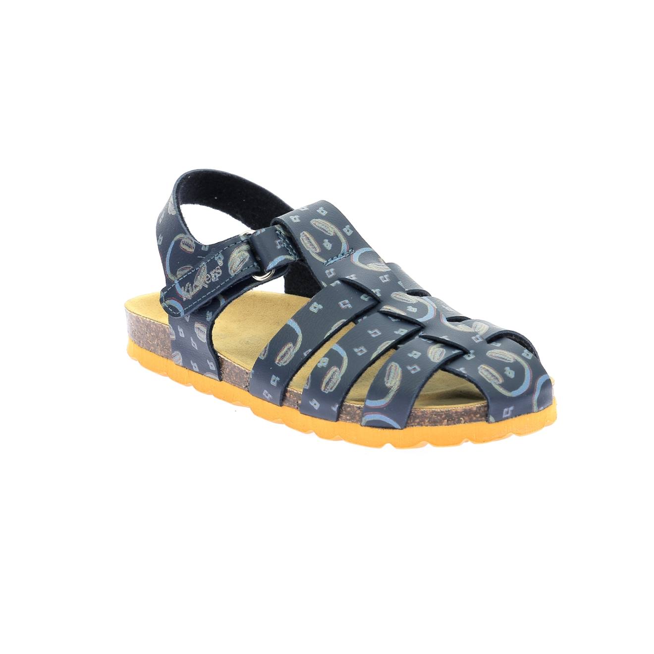 Kickers - Sandales Enfant Summertan Marine Musique