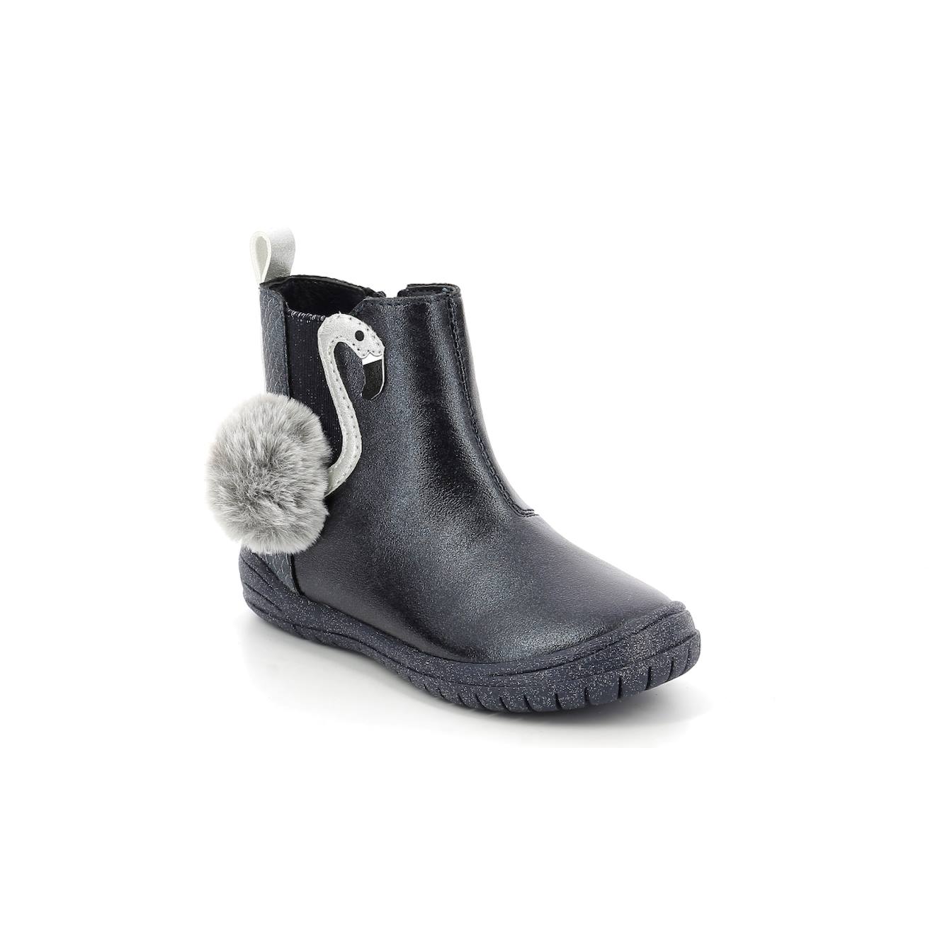 Boots Enfant Fiany Marine Metalise