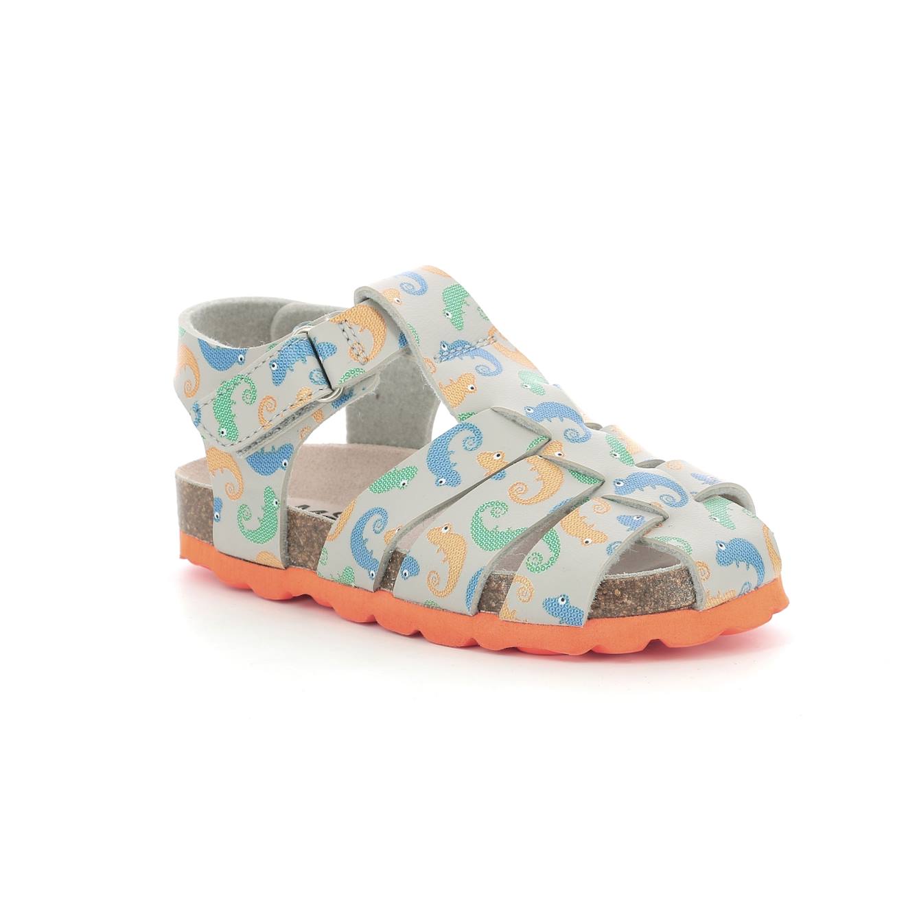 Sandales Enfant Kourios Kaki Orange