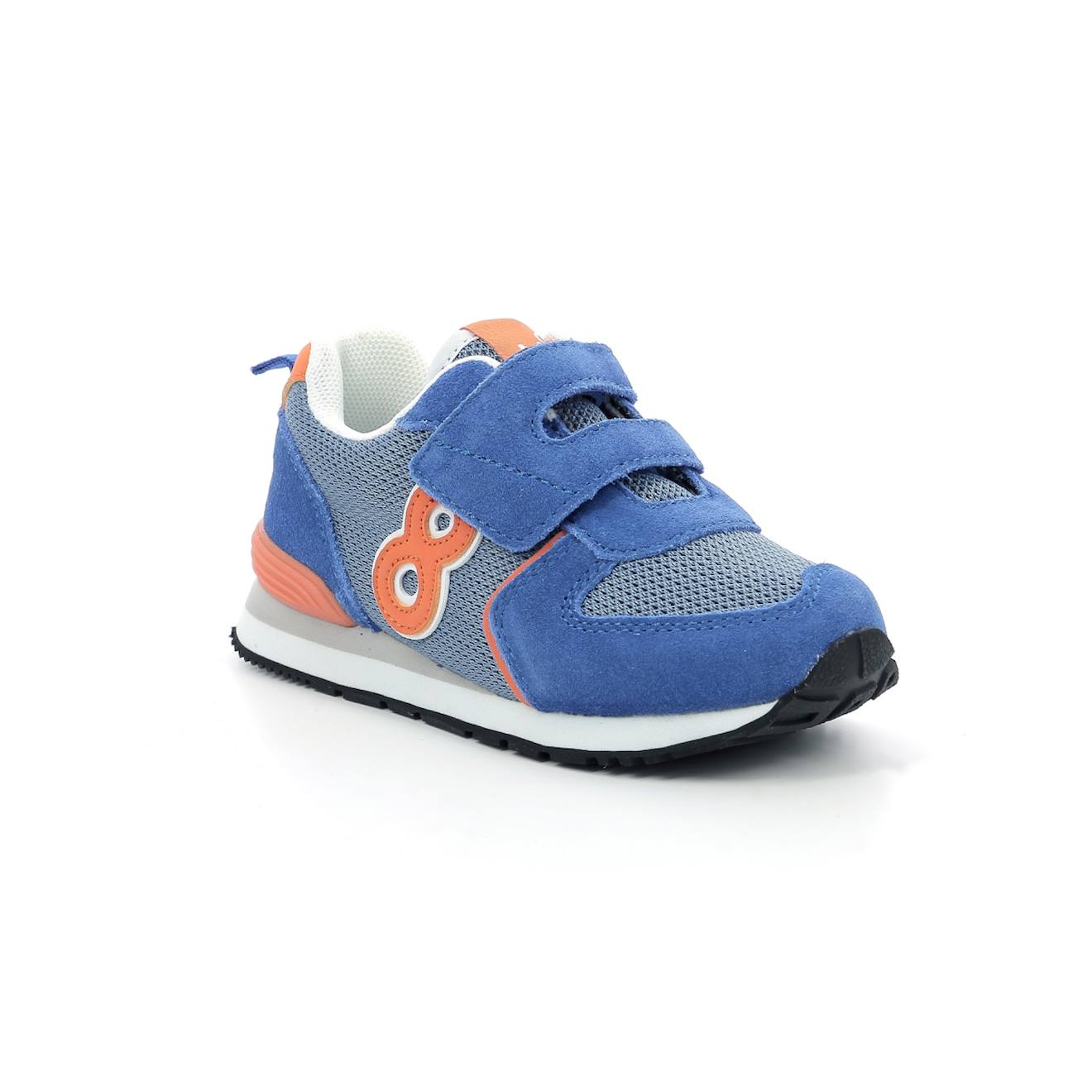 Sneakers Basses Enfant Snookies Bleu Orange