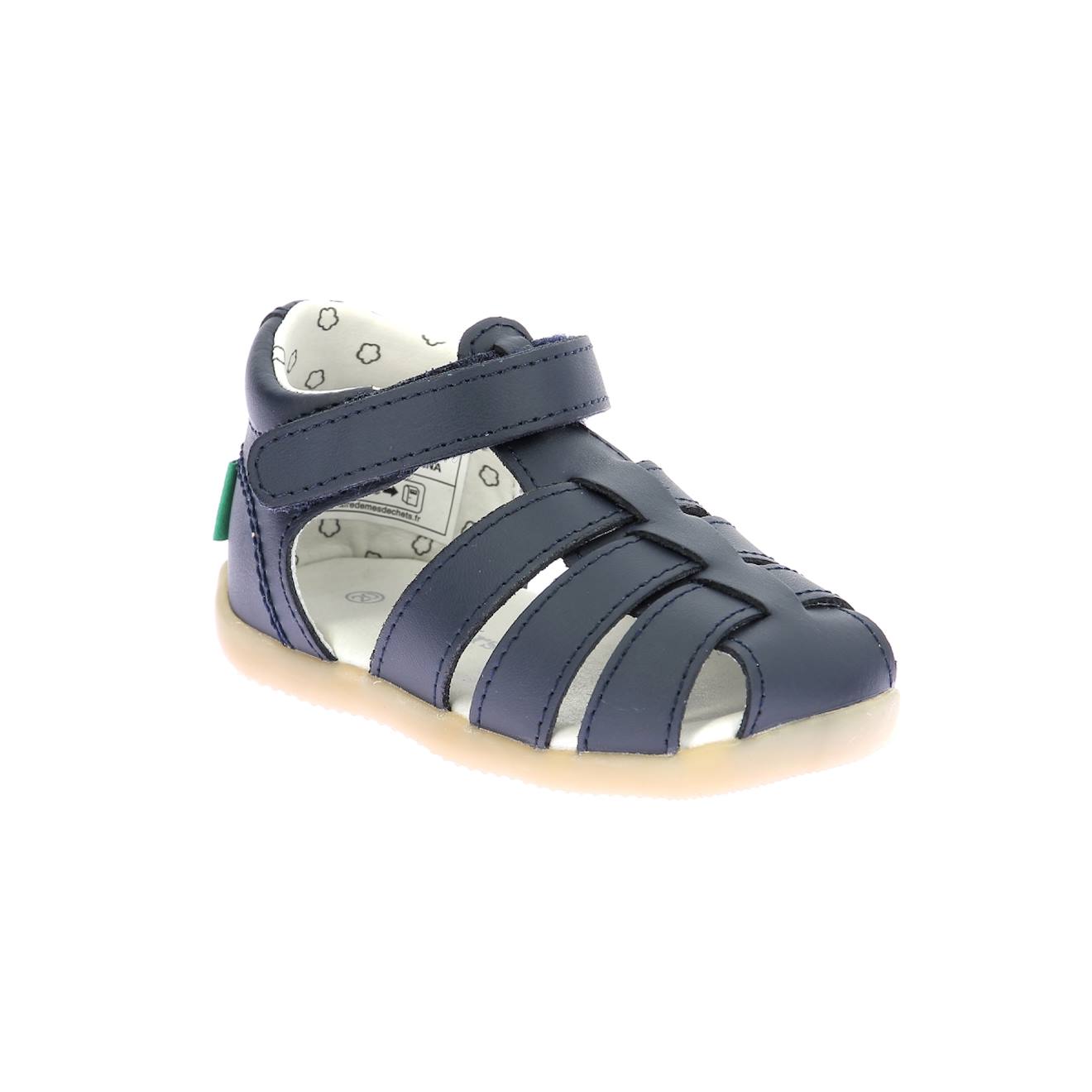 Kickers - Sandales Bébé Bigflo-c Marine Fonce