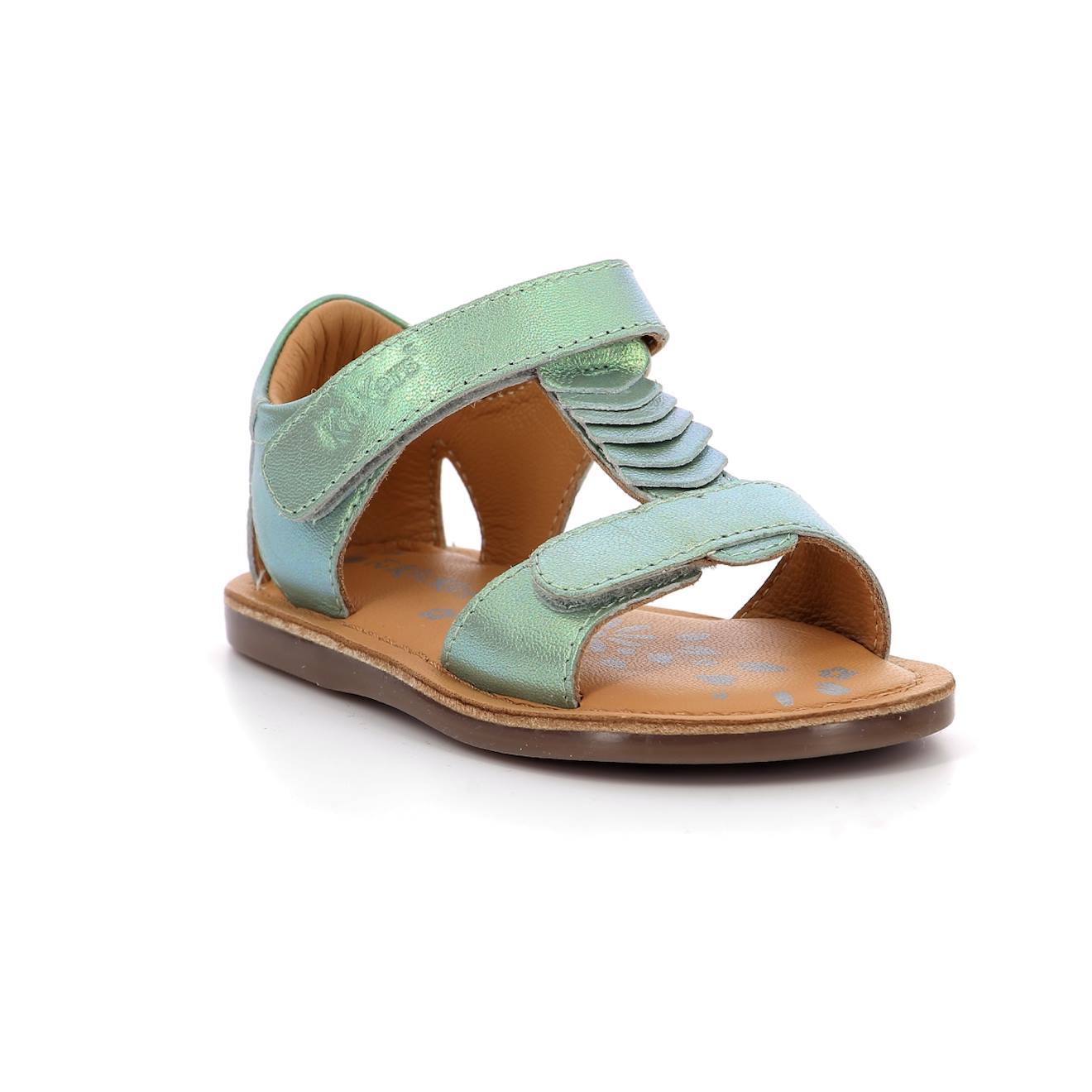 Kickers - Sandales Bébé Divazia Vert Irise