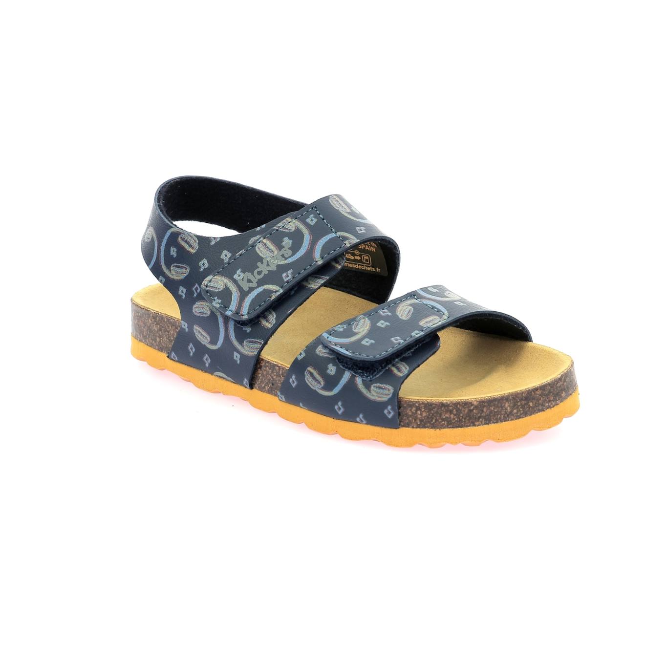 Kickers - Sandales Enfant Summerkro Marine Musique