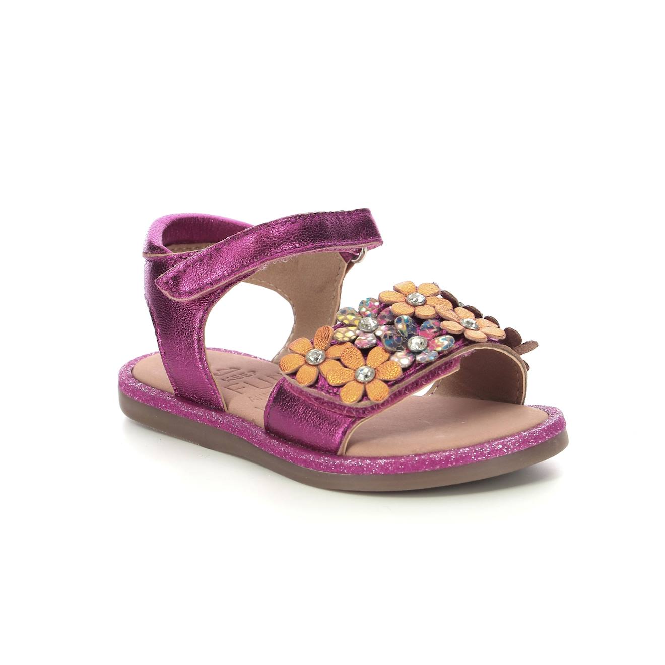 Sandales Bébé Parlotte Fuchsia