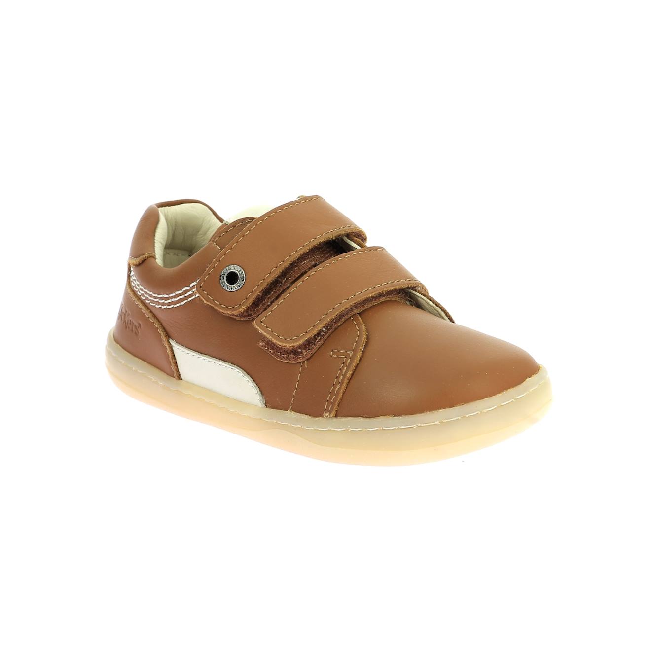 Kickers - Sneakers Basses Enfant Kickboost Camel