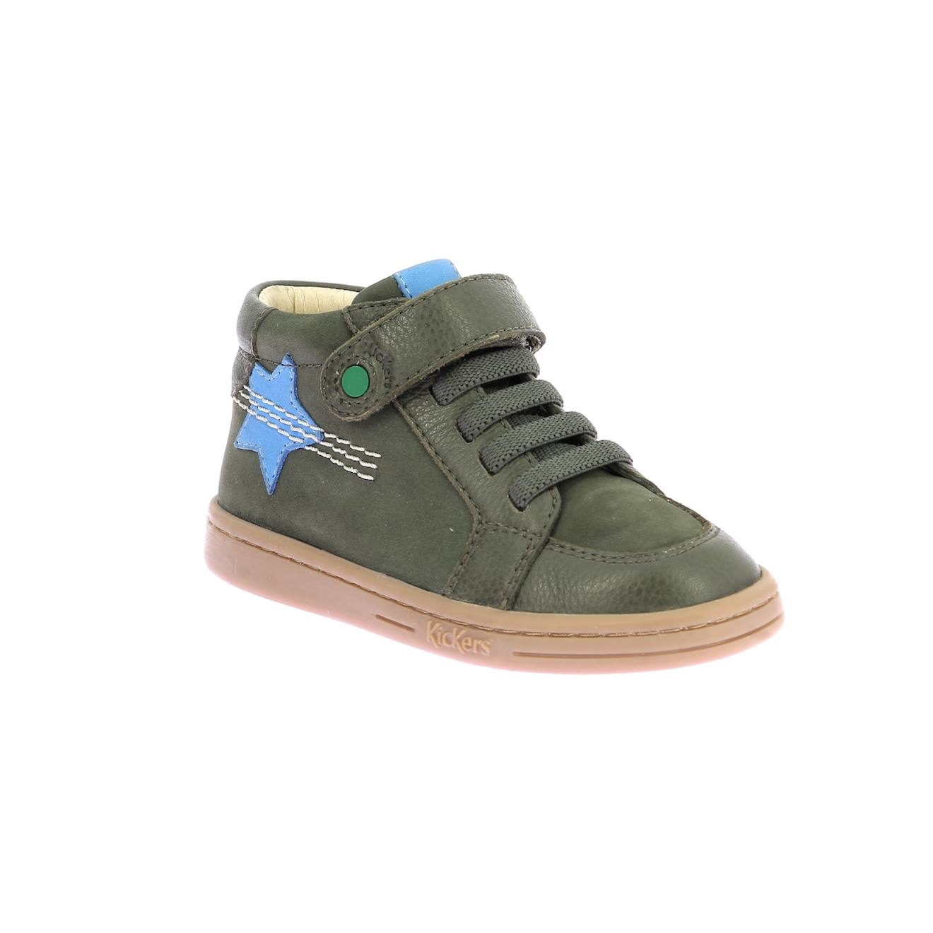 Bottillons Enfant Tackstari Kaki Etoile