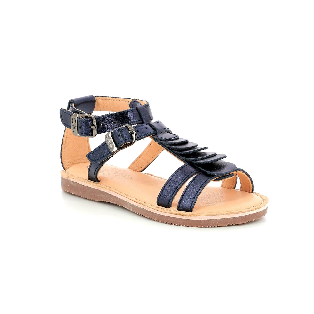 Sandales Enfant Dertige Marine Metallise