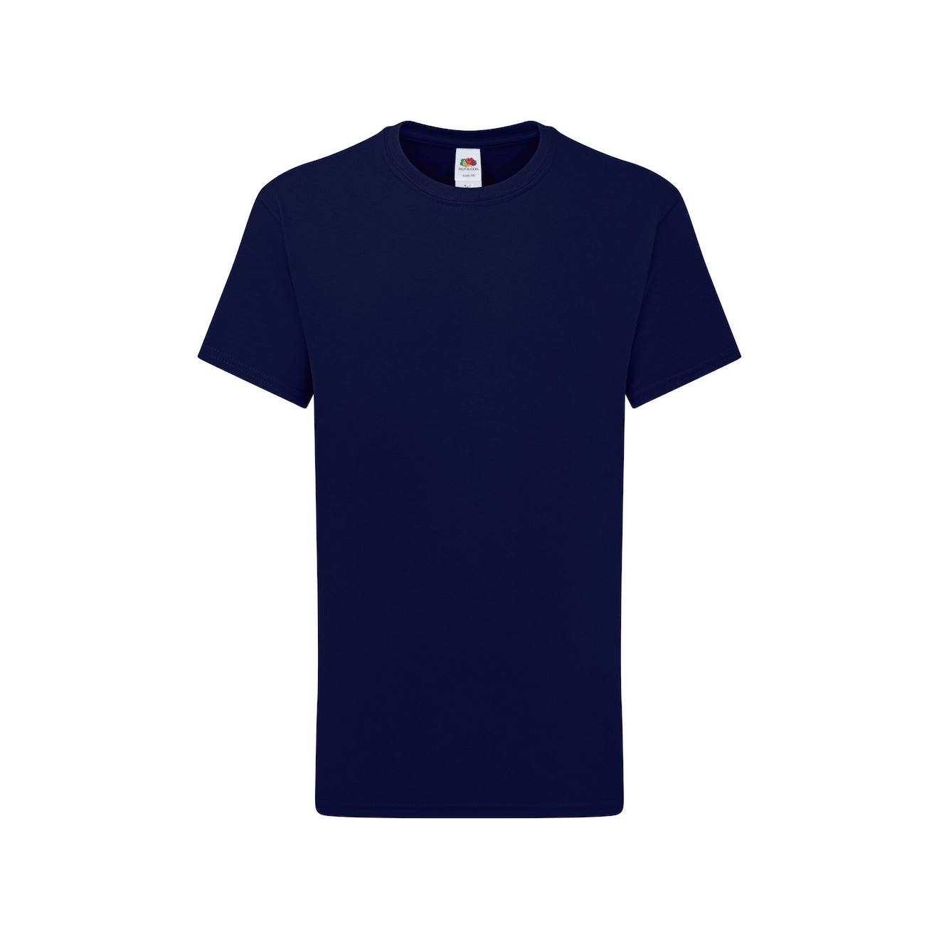 T-shirt Iconic En Coton Peigné De Qualité Supérieure Iconic 195 Bleu Marine Sombre